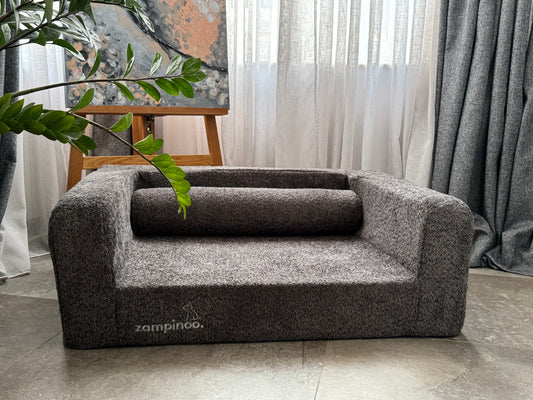 KREVET ZA PSE SOFA MIYO siva Premium kolekcija