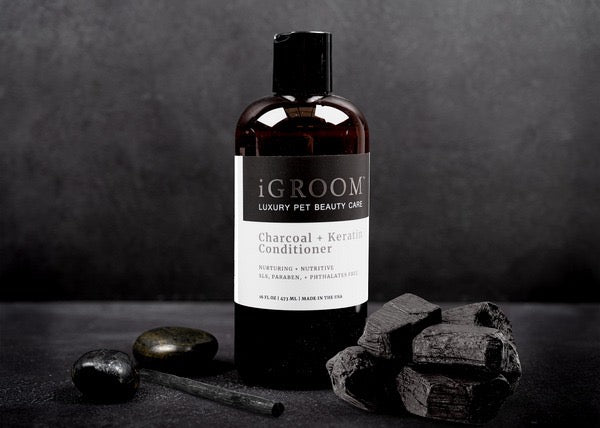 IGROOM CHARCOAL + KERATINE REGENERATOR 473 ML